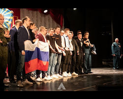 В студенческом клубе ЮФУ прошёл ежегодный военно-патриотический конкурс «Рыцарь-2023»